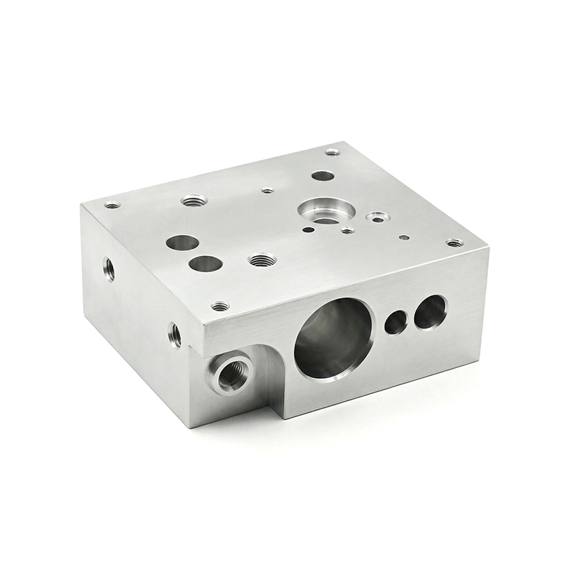 CNC machined Aluminum hydraulic block energy industry - CNC Machining Parts | Precision Machining Product