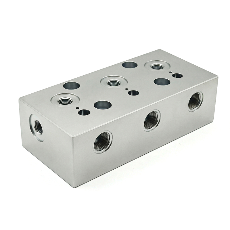Carbon steel CNC milling custom galvanized hydraulic block - CNC Machining Parts | Precision Machining Product